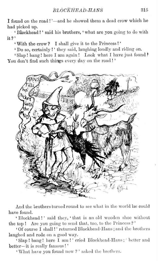 Andrew Lang Yellow Fairy Book 346 Vintage Illustration A4 Photo Print