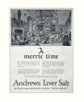 Andrews Liver Salt 5 Vintage Retro Advert Poster A4 Photo Print