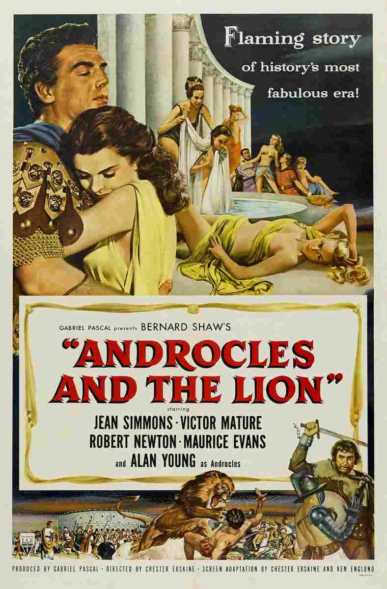 Androcles and the Lion 01 film star poster A4 Photo Print