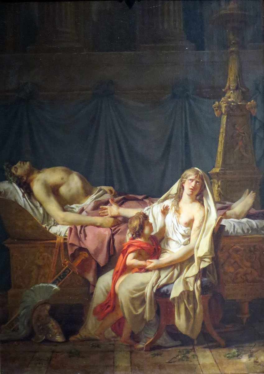 Andromache Mourning Hector 2 A4 Photo Print