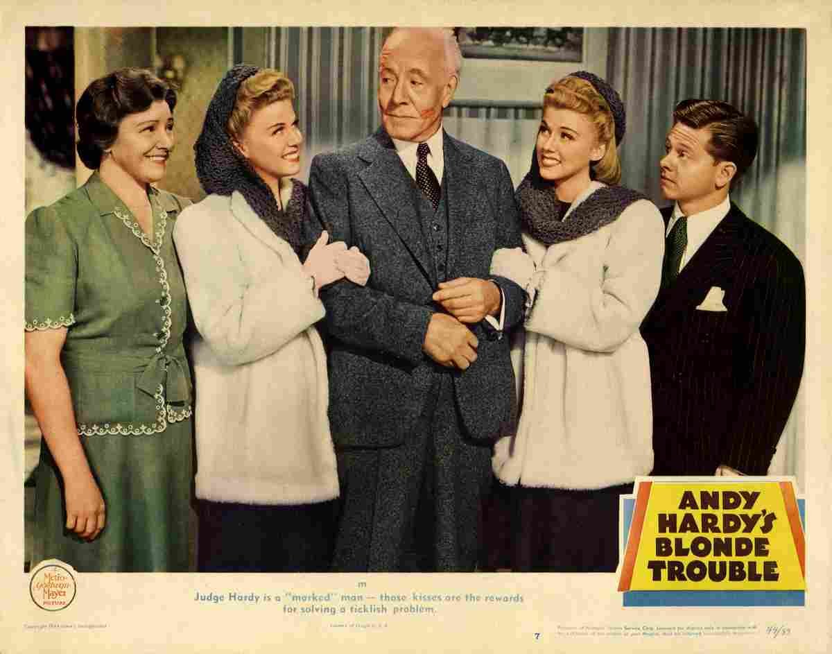 Andy Hardys Blonde Trouble 02 film star poster A4 Photo Print