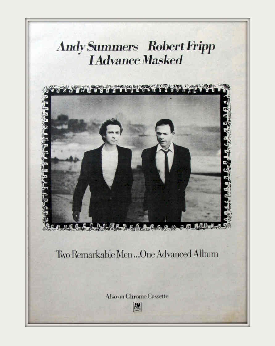 Andysummers Fripp Delaymask Vintage Retro Advert Poster A4 Photo Print