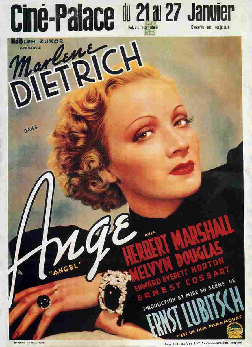 Angel 1937 02 film star poster A4 Photo Print
