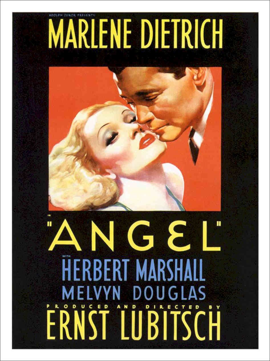 Angel Marlene Dietrich Movie Poster 1937 Vintage Retro Advert Poster A4 Photo P