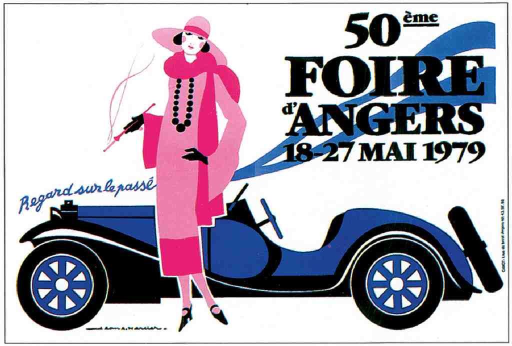  Angers Vintage A4 Photo Print