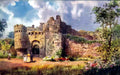 Anglesey Beaumaris Castle Art Vintage A4 Photo Print