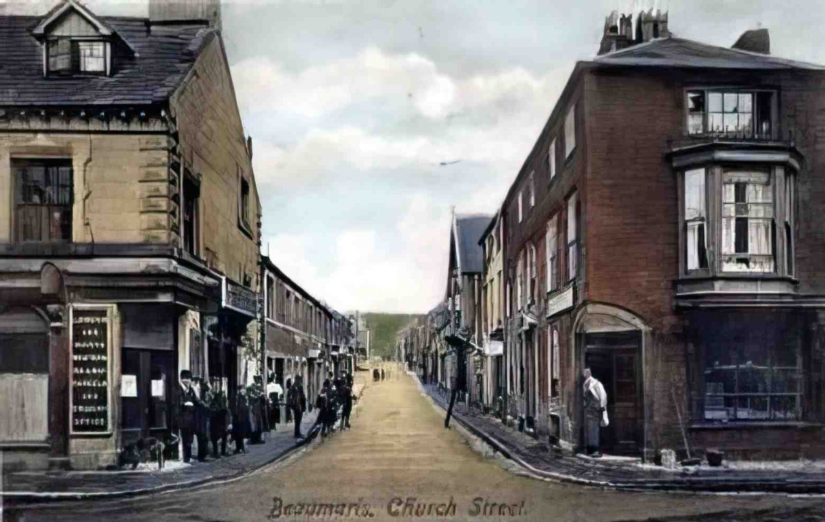Anglesey Beaumaris Church Street 1920s II Vintage A4 Photo Print