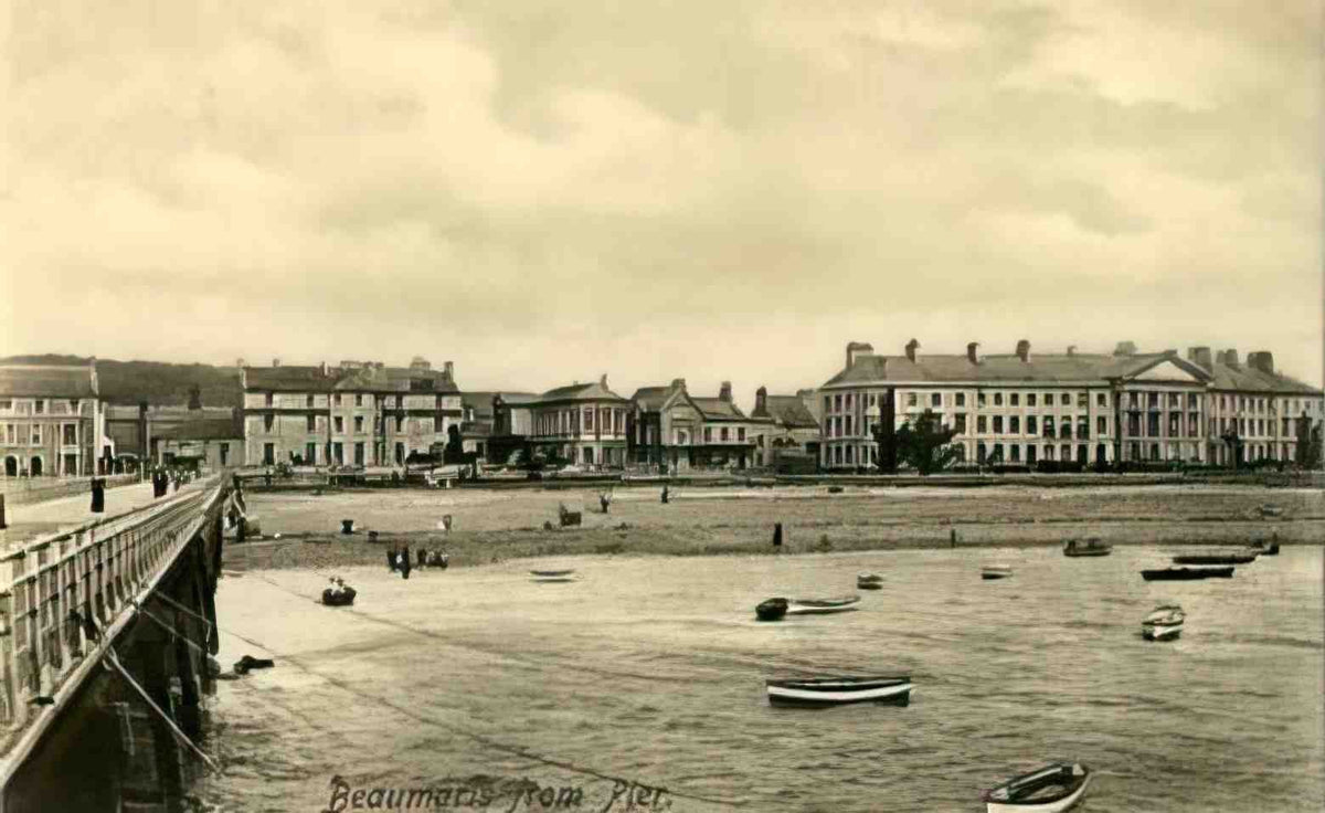 Anglesey Beaumaris from the Pier Vintage A4 Photo Print
