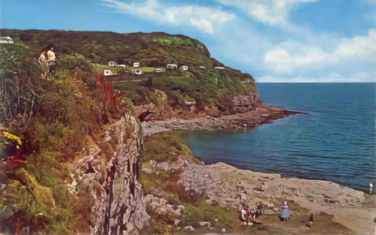 Anglesey Benllech The Creek Vintage A4 Photo Print