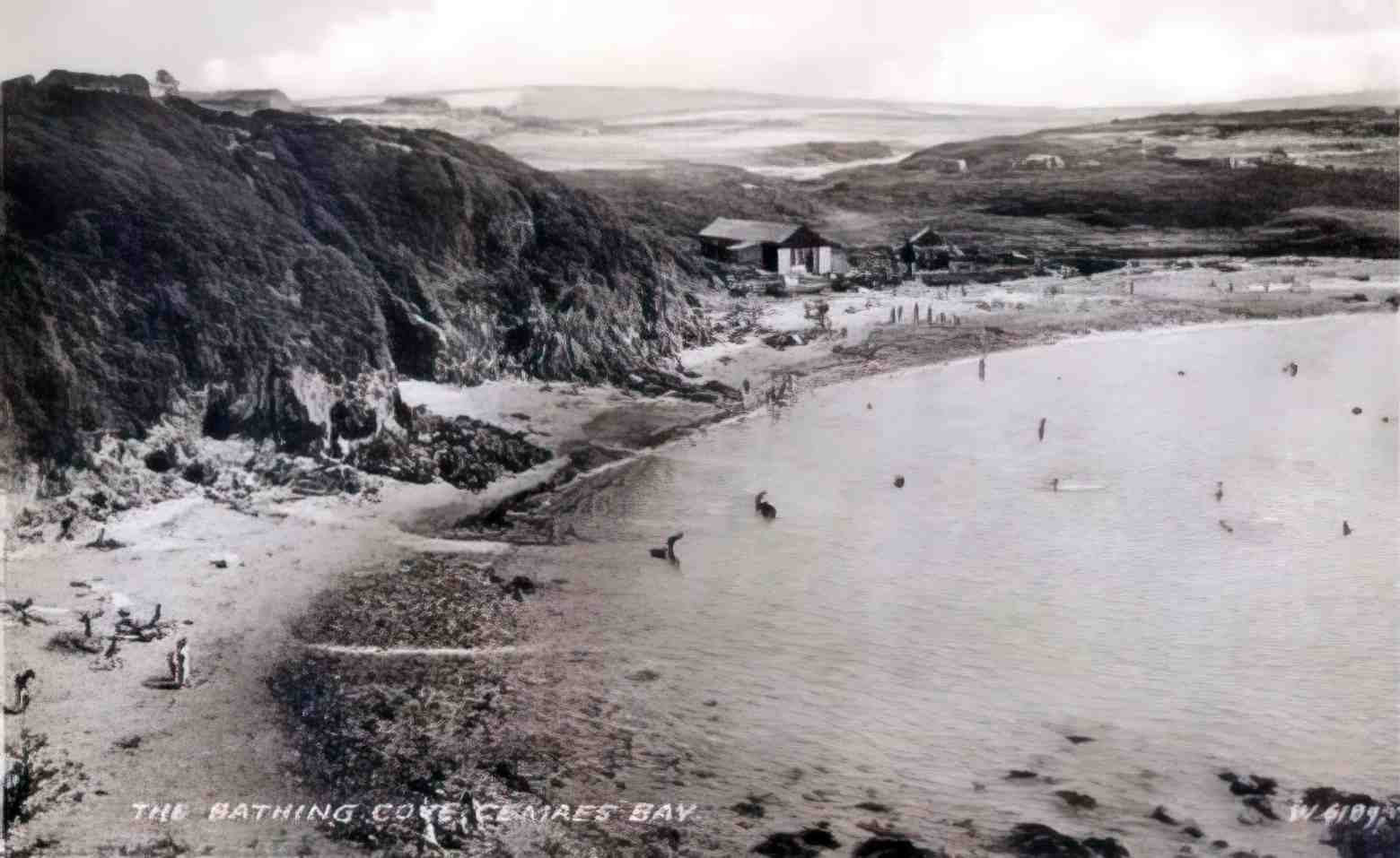 Anglesey Cemaes Bay 1960s Vintage A4 Photo Print
