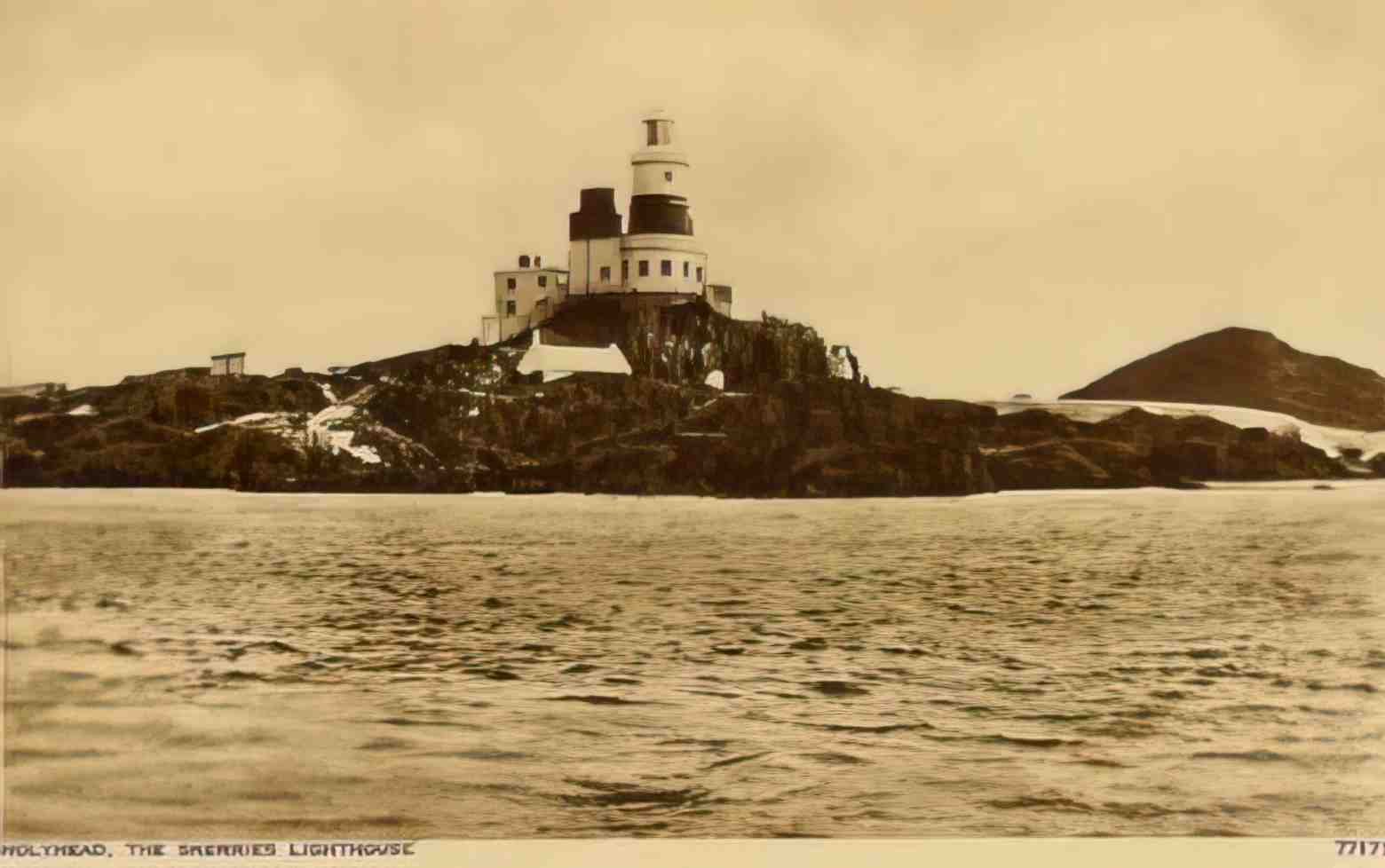 Anglesey General Skerries Lighthouse Vintage A4 Photo Print