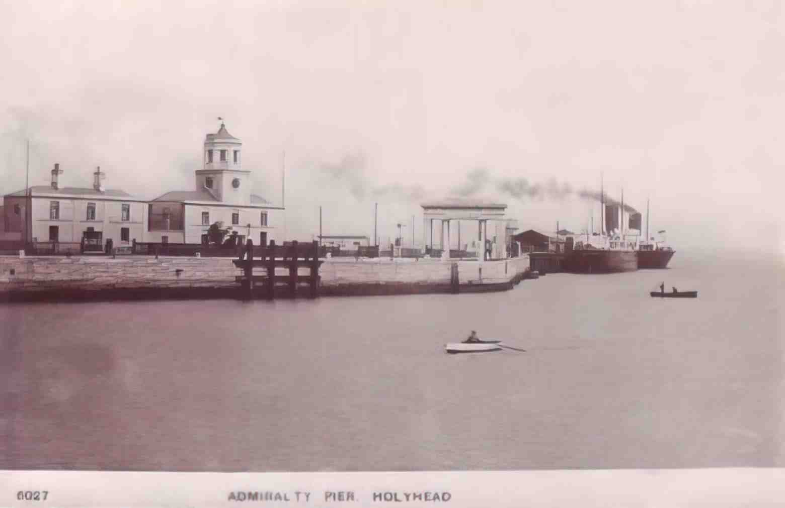Anglesey Holyhead Admiralty Pier Vintage A4 Photo Print