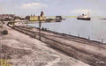 Anglesey Holyhead Admiralty Pier and MV Hibernia 1959 Vintage A4 Photo Print