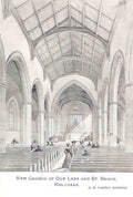 Anglesey Holyhead Church St Brigid Vintage A4 Photo Print