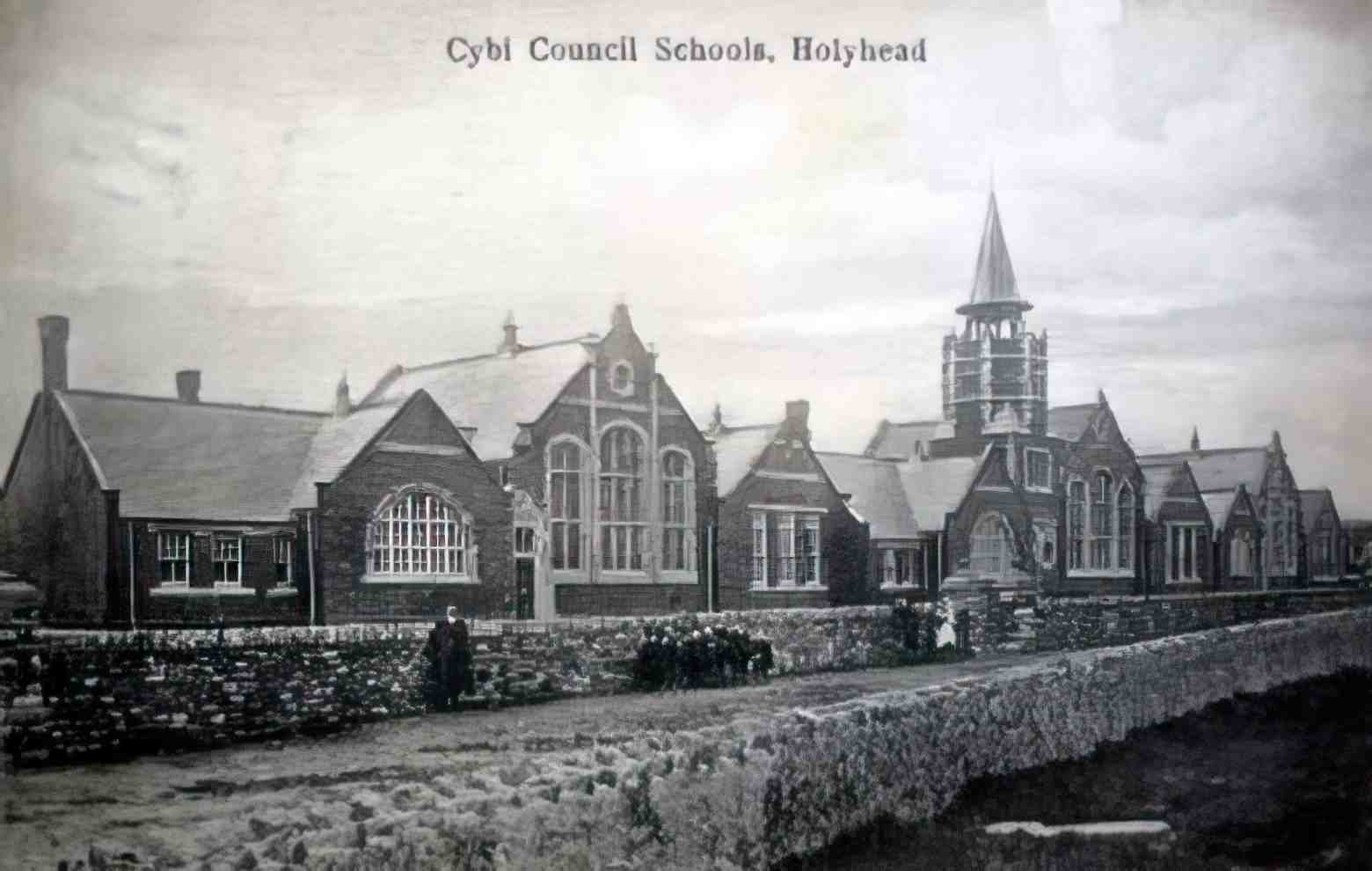 Anglesey Holyhead Council Schools 1908 Vintage A4 Photo Print