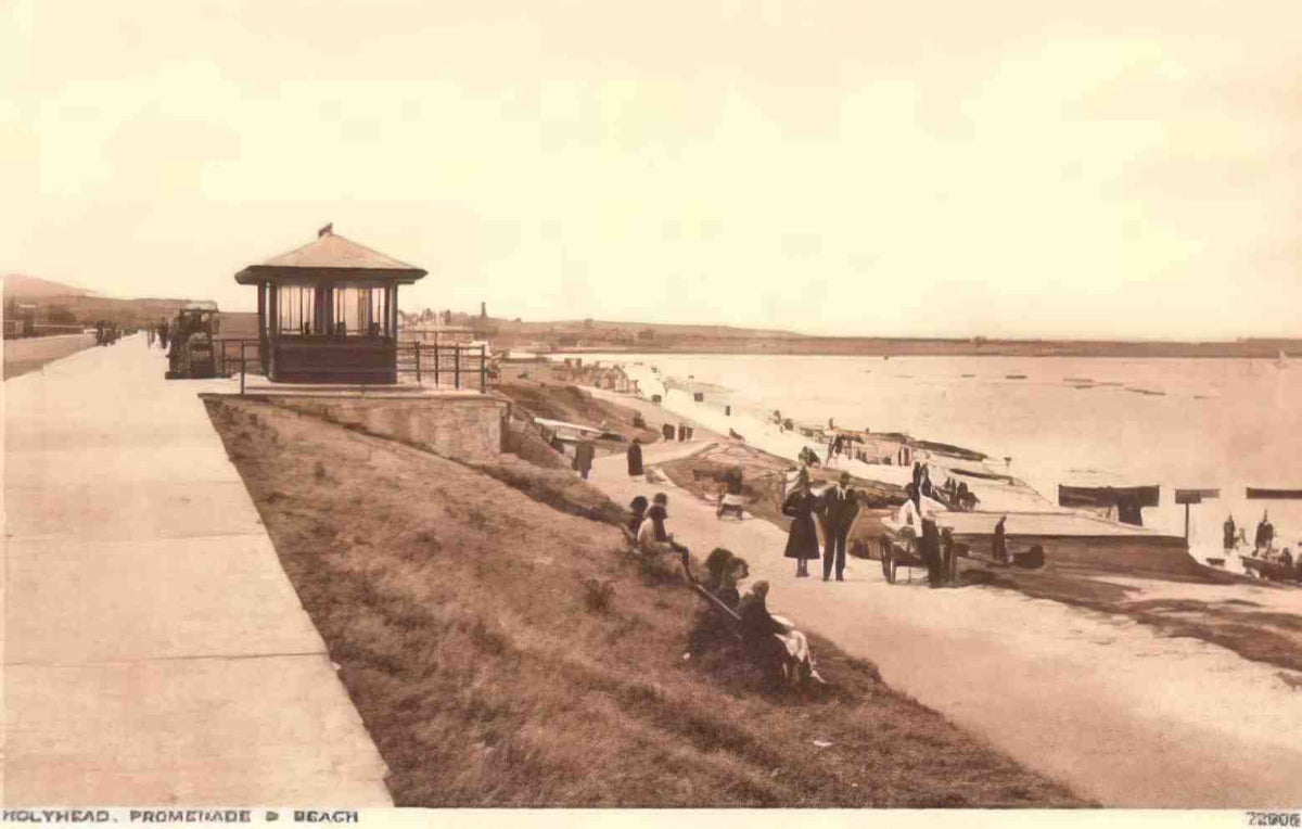 Anglesey Holyhead Newry Beach early Vintage A4 Photo Print