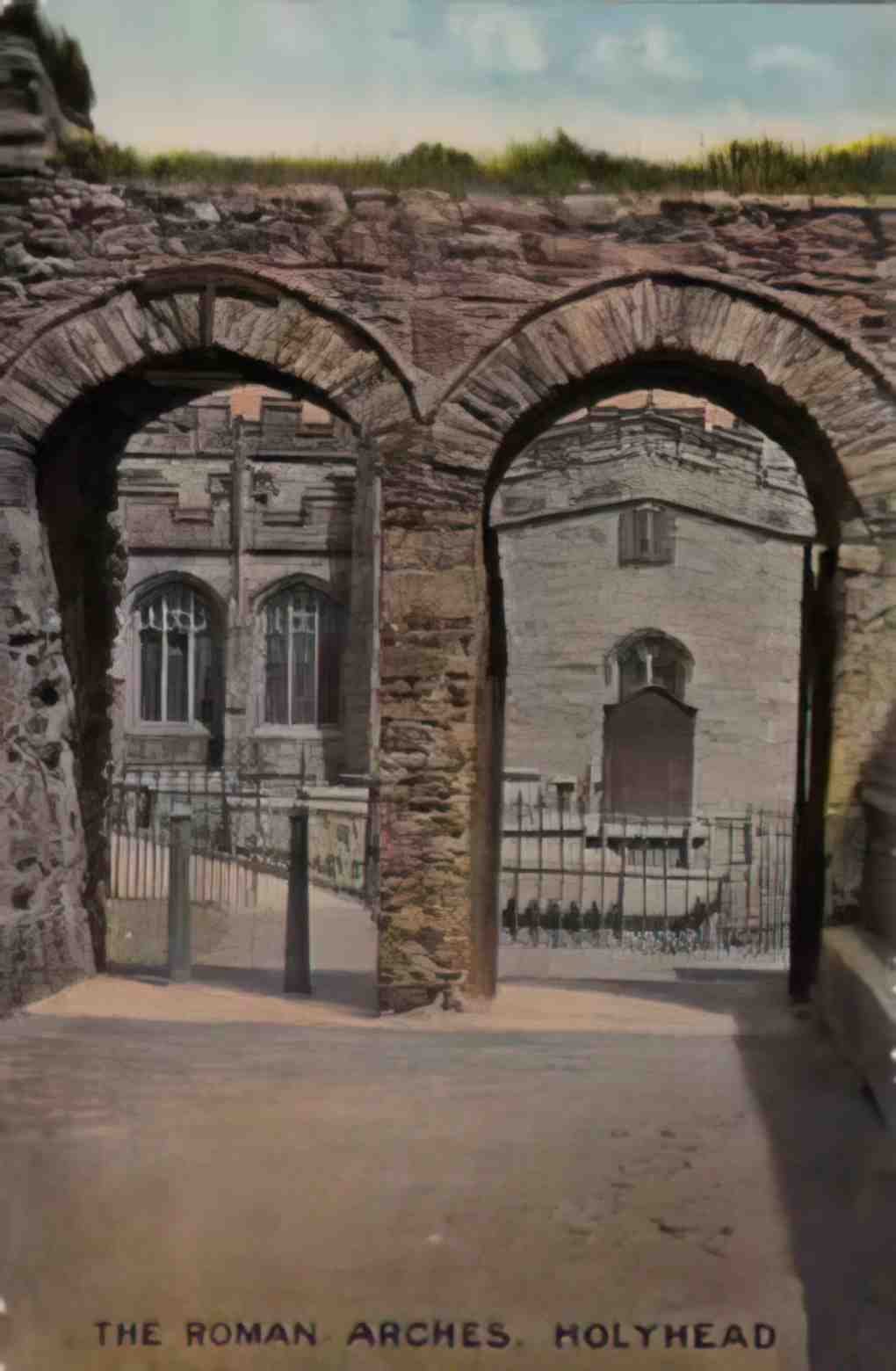 Anglesey Holyhead Roman Arches Vintage A4 Photo Print
