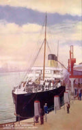 Anglesey Holyhead SS Hibernia Vintage A4 Photo Print