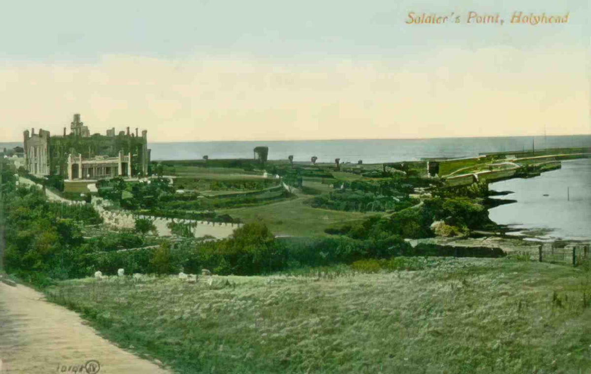 Anglesey Holyhead Soldiers Point 1900s Vintage A4 Photo Print