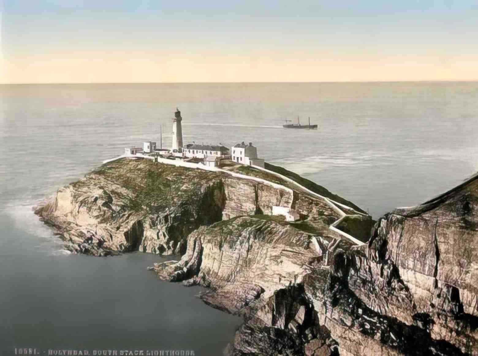 Anglesey Holyhead South Stack Vintage A4 Photo Print
