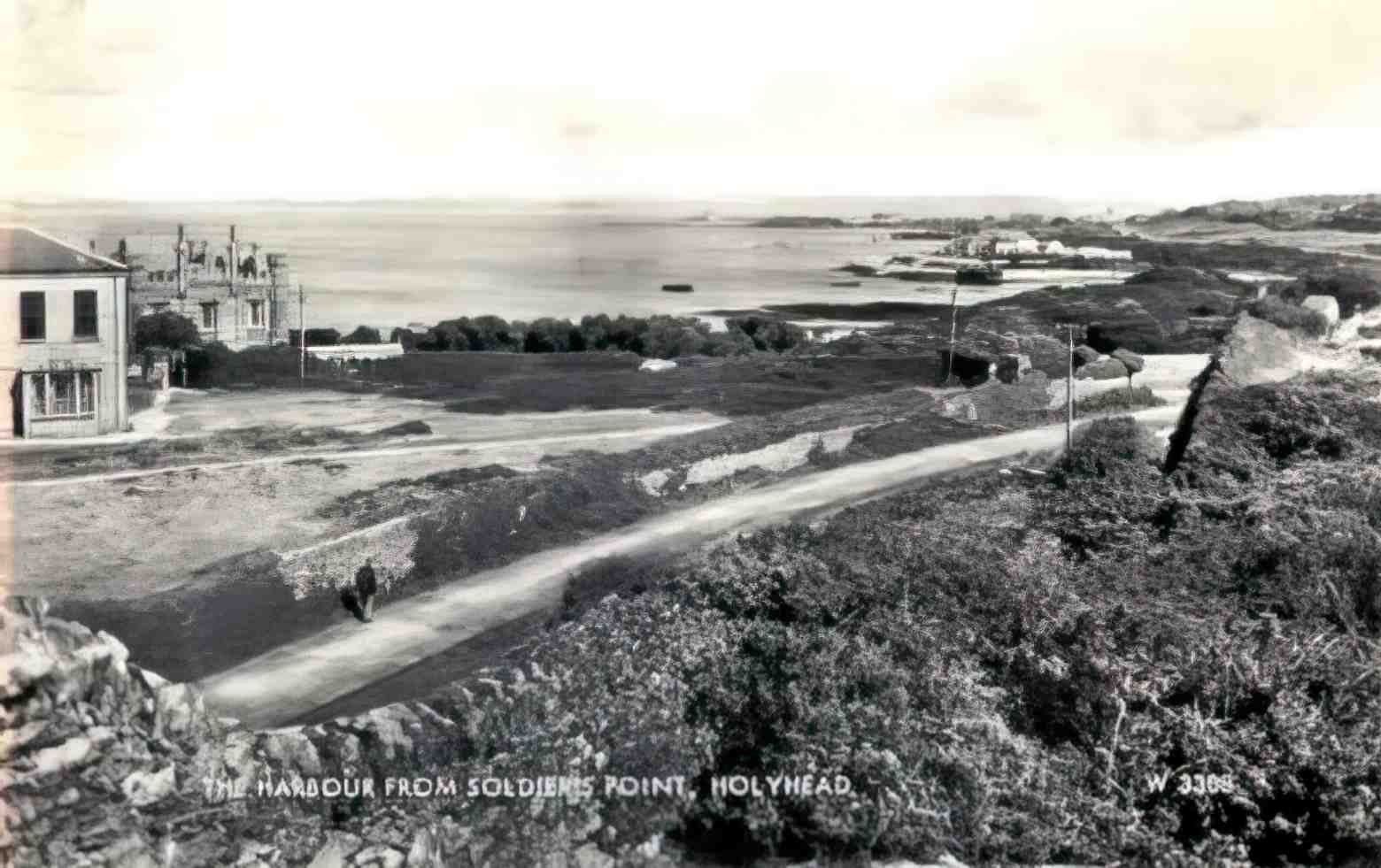 Anglesey Holyhead The Harbour from Soldiers Point Vintage A4 Photo Print