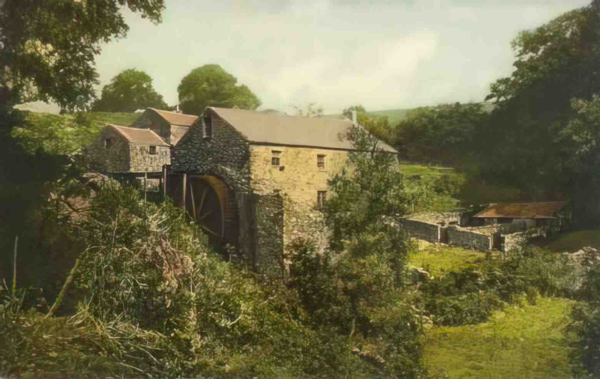 Anglesey Llandegfan Water Mill c1908 Vintage A4 Photo Print