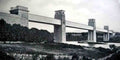 Anglesey Menai Bridge Tubular Bridge 1900s Vintage A4 Photo Print