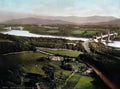 Anglesey Menai Bridges from Anglesey Column Vintage A4 Photo Print