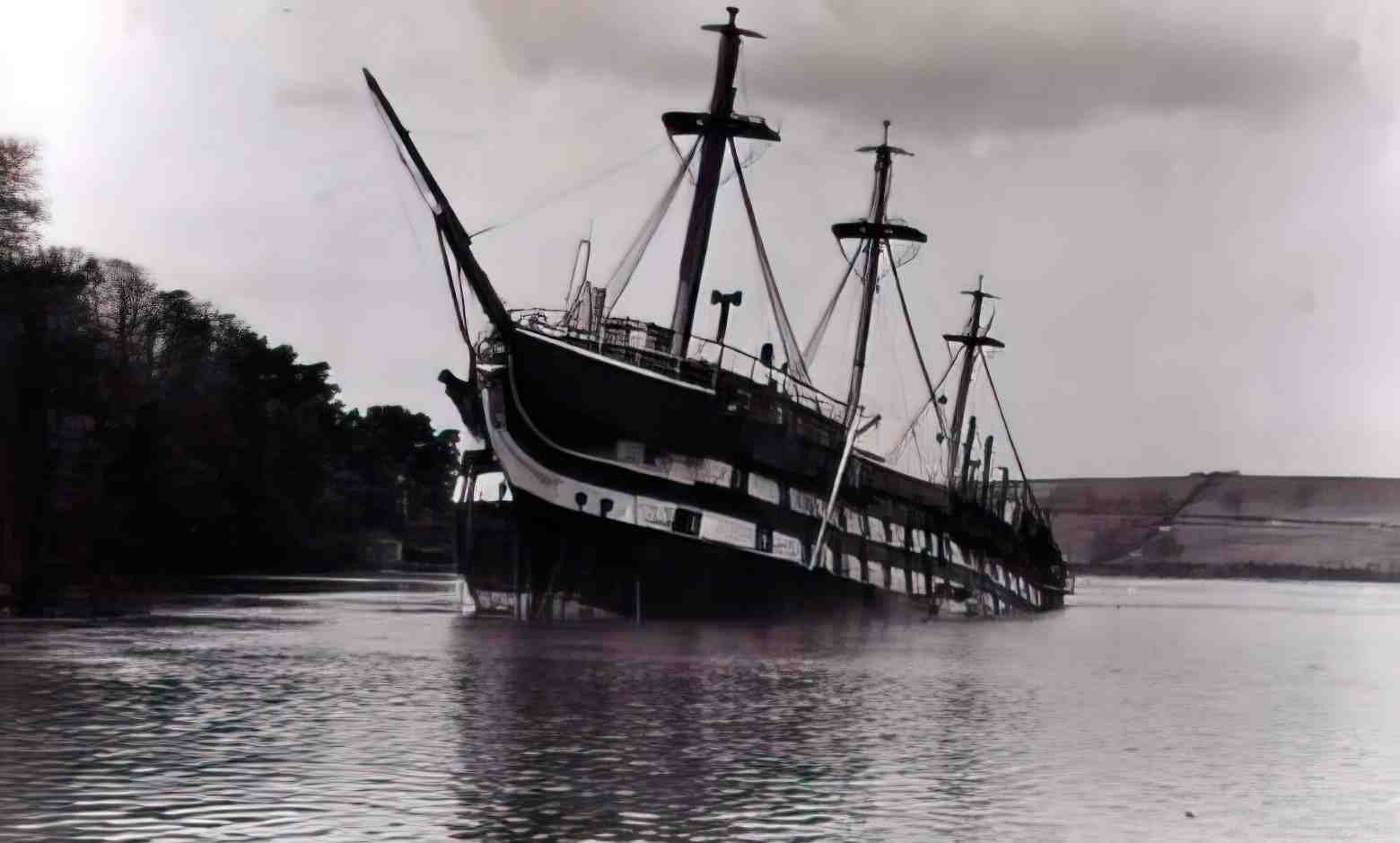 Anglesey Menai Straits TSS Conway Shipwrecked Vintage A4 Photo Print