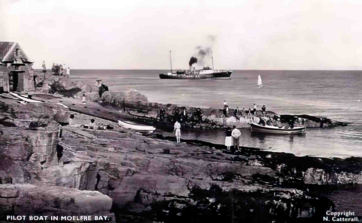 Anglesey Moelfre Pilot Boat Vintage A4 Photo Print