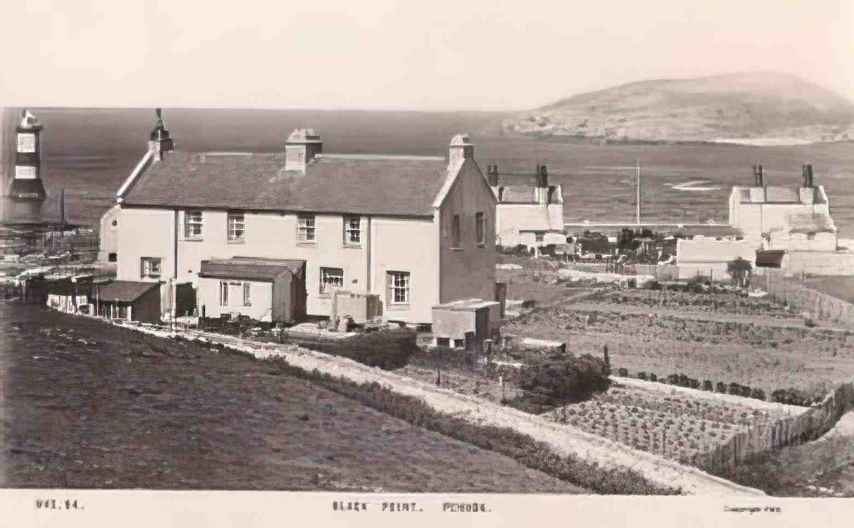 Anglesey Penmon Black Point Vintage A4 Photo Print