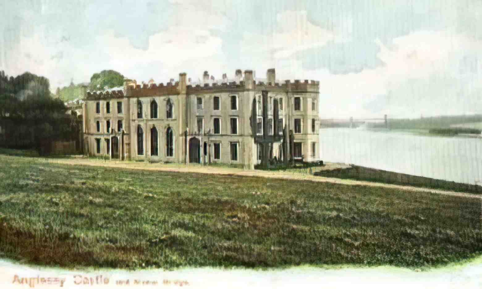 Anglesey Plas Newydd 1900s Vintage A4 Photo Print