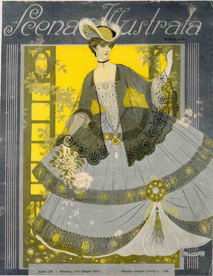 AnichiniLadyDress Vintage Advert A4 Photo Print