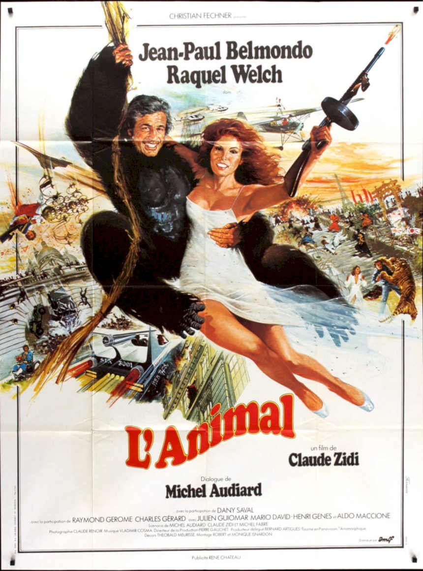 Animal Belmondo Welch Vintage Retro Advert Poster A4 Photo Print