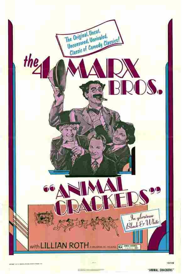 Animal Crackers 01 film star poster A4 Photo Print