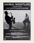 Animal Nightlife Cassette Vintage Retro Advert Poster A4 Photo Print