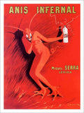 Anis Infernal Liquer Drinks Advert Leonetto Cappiello Pos Vintage Retro Advert 