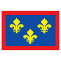 Anjou Prov Flag N3000 A4 Photo Print