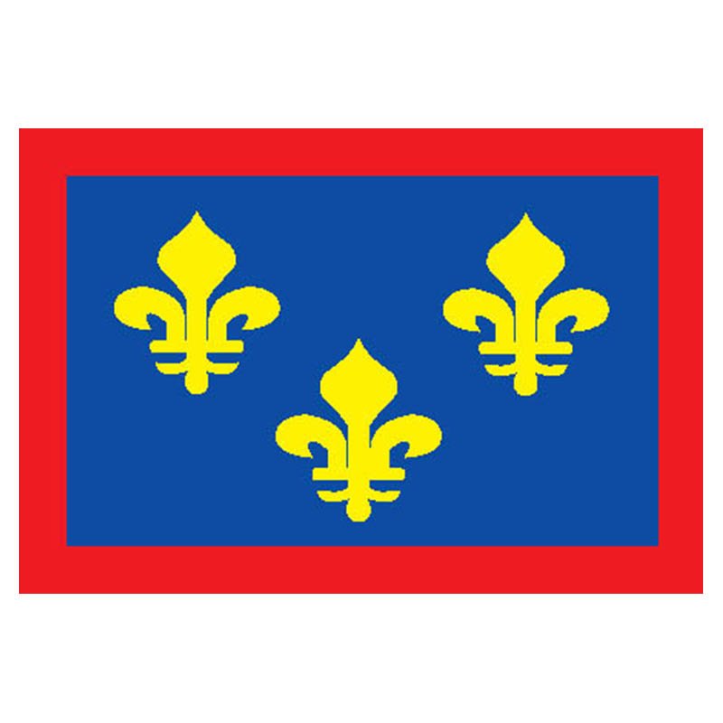Anjou Prov Flag N3000 A4 Photo Print