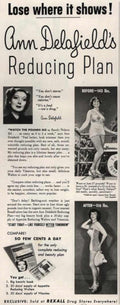 Ann Delafield Plans Vintage Retro Advert Ads A4 Photo Print