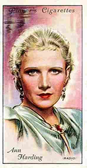 Ann Harding Cigarette Card 1 film star poster A4 Photo Print