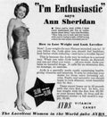Ann Sheridan Ayds Vintage Retro Advert Ads A4 Photo Print