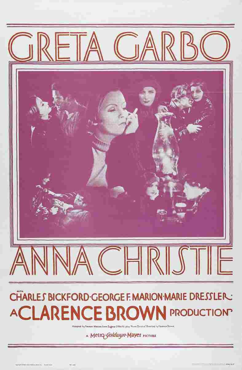 Anna Christie 1930 03 film star poster A4 Photo Print