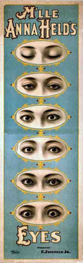 Anna Held Eyes Magic Magician Vintage A4 Photo Print