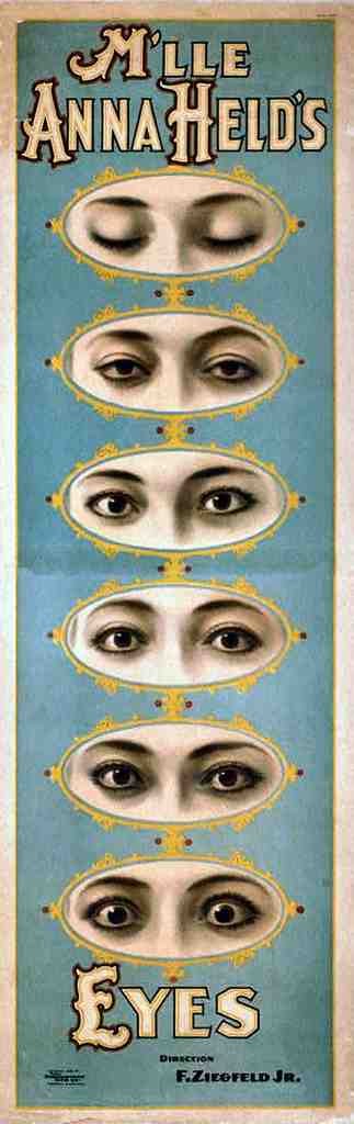 Anna Held Eyes Magic Magician Vintage A4 Photo Print