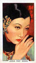 Anna May Wong Cigarette Card film star poster A4 Photo Print