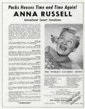 Anna Russell Butterfly Vintage Retro Advert Ads A4 Photo Print