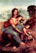 Anna Selbdritt 2 Da Vinci A4 Photo Print