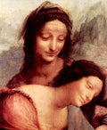 Anna Selbdritt 2 detail Da Vinci A4 Photo Print