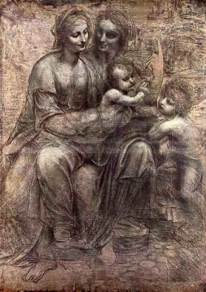 Anna Selbdritt by Da Vinci A4 Photo Print